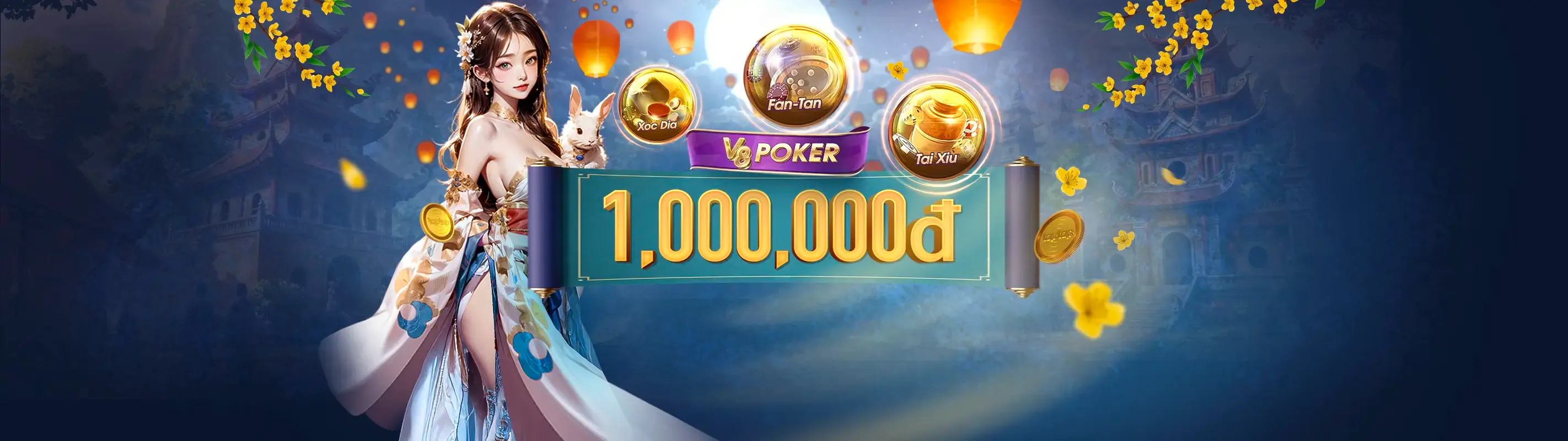 Hình ảnh chính trò chơi nổ hũ v6bet code với jackpot lớn
